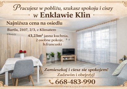 apartment for sale - Kraków, Dębniki, Kliny, Bartla