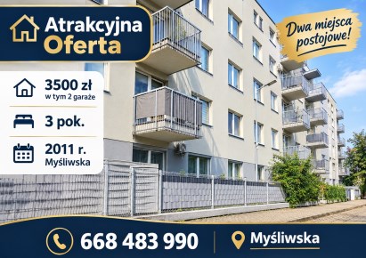 mieszkanie na wynajem - Kraków, Podgórze, Płaszów, Myśliwska