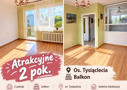 mieszkanie na sprzedaż - Kraków, Mistrzejowice, os. Osiedle Tysiąclecia