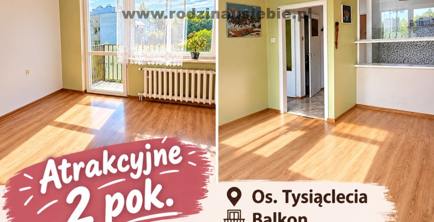 mieszkanie na sprzedaż - Kraków, Mistrzejowice, os. Osiedle Tysiąclecia